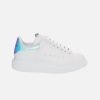 Alexander McQueen Oversized - White White Iridescent Silver
