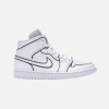 Air Jordan 1- Mid Iridescent Reflective White