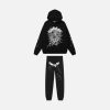 Sp5der Tracksuit Black and White