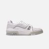 Louis Vuitton Trainer- White Litchi Pattern