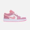 Air Jordan 1 Low- Pink White