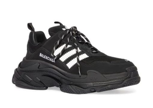 Balenciaga Triple S X Adidas Black