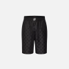 LV Monogram Moire Jacquard Silk Shorts