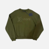 Hoodie Khaki Louis Vuitton