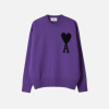 Hoodie Purple With Black Heart Ami