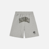 Palm Angels College Palm Sweatshorts Grey Melange
