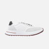 Loro Piana Week End Walk Suede-Trimmed Shell Sneakers White