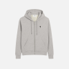 Hoodie Grey Texture With Mini Heart Ami