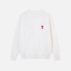 Hoodie White Red Heart Ami
