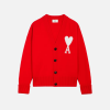 Hoodie Red With Black Buttom Ami