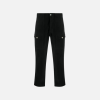 Palm Angels Alexander McQueen Tapered Cargo Trousers Black Cotton