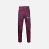 Palm Angels Broken Monogram Track Pants Blue And Red