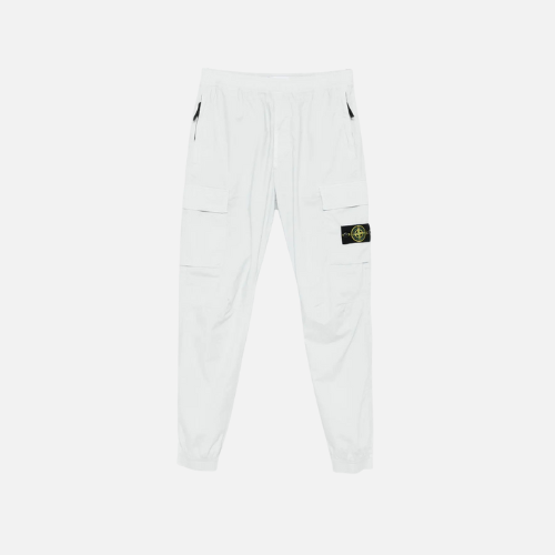 Stone Island Tapered-Leg Cargo Pants White - S