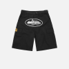 Corteiz Alcatraz Cargo Shorts Black
