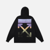 Hoodie Off-White Black Gradient Arrows