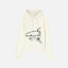 Hoodie Palm Angels In Butter/Off-White