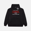 Hoodie Black Red Logo Balenciaga