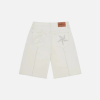 Corteiz C-Star Denim Jorts  Natural Colorway
