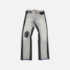 Gallery Dept Bronco Leather Flare G Patch Jeans Indigo Black