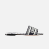 Dior Dway Slide cloth sandal Deep Blue