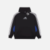 Hoodie Black White Blue Balenciaga