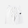 Prada Re-Nylon Shorts White Black