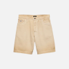 Prada Worn Bull-Denim Bermudas Natural