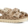 Gucci Sandal Dooble GG Beige