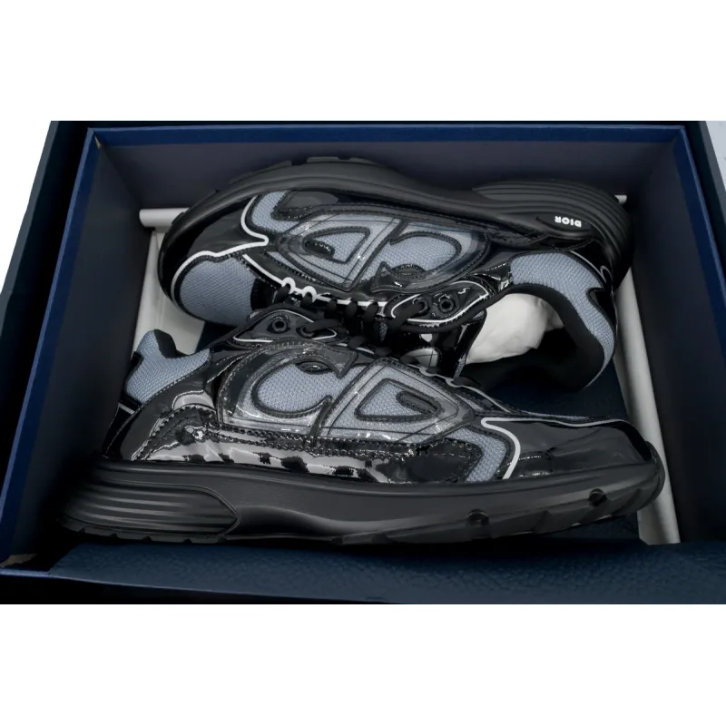 Dior B30 – Patent Leather Gray - Image 2