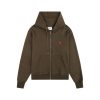 Ami Paris Hoodie Khaki