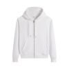 Ami Paris Ami De Coeur Zip-Up Hoodie White