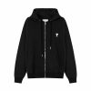 Ami Paris De Coeur Hoodie Black