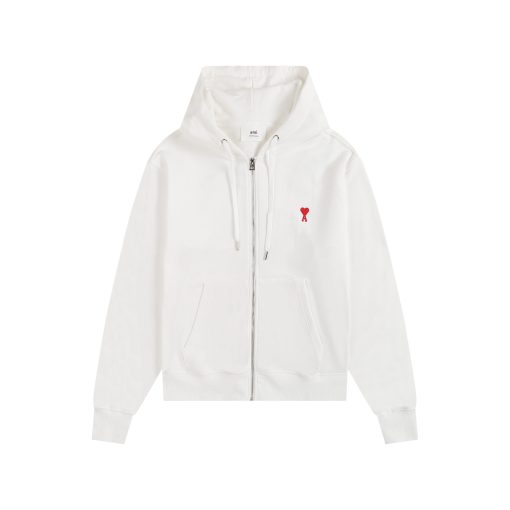 Ami Paris Hoodie White