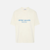 Stone Island Marina Old Effect Logo T-Shirt Butter