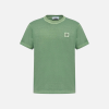Stone Island Organic Cotton Jersey "Fissato" Effect T-shirt Light Green