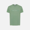 Stone Island Logo-Embossed Cotton T-shirt Sage Green