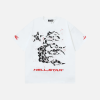 Hellstar Thorn Glitter T-Shirt White Red