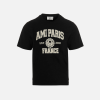 AMI Paris France T-Shirt Black Cotton