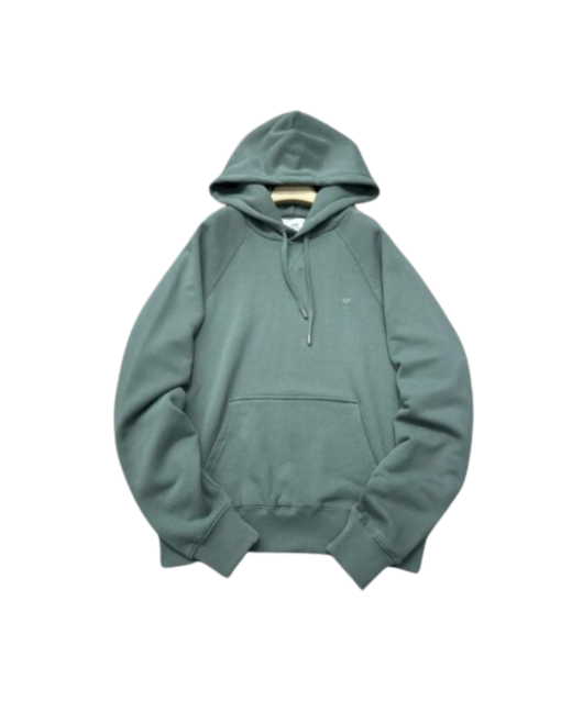 Ami Paris Hoodie Green