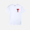 AMI Paris Ami de Coeur White Cotton T-Shirt