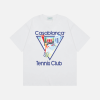 Casablanca La Joueuse T-shirt White Organic Cotton