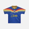 Corteiz Club RTW Football Jersey Blue Mesh Polyester
