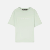 Palm Angels Logo-Print Cotton T-shirt Mint Green