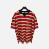 Prada Oversized Striped T-Shirt Red
