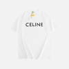Celine Triomphe Loose T-shirt Cotton Jersey White