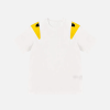 Fendi White T-shirt With A Yellow And Black
