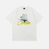 Corteiz K9 T-shirt White With Green And Orange Accents