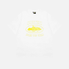 Corteiz Alcatraz Logo-Print T-shirt White With A Yellow