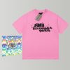 Balenciaga BB Logo Paris T-Shirt Pink