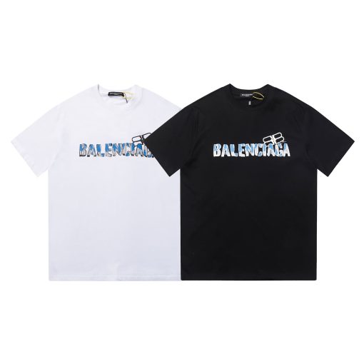 Balenciaga T-shirt White Black - M